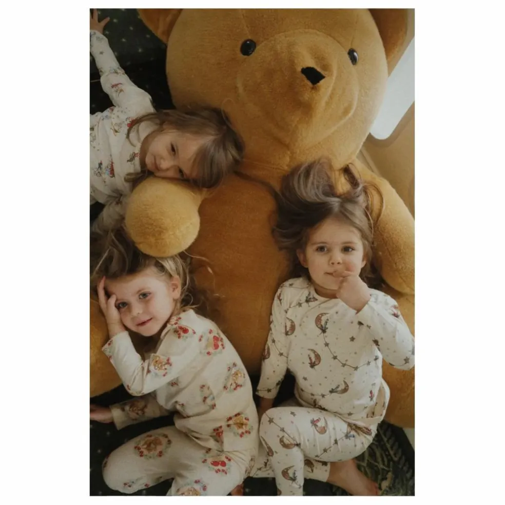 Pyjama Lunes Coton Bio | Ecru