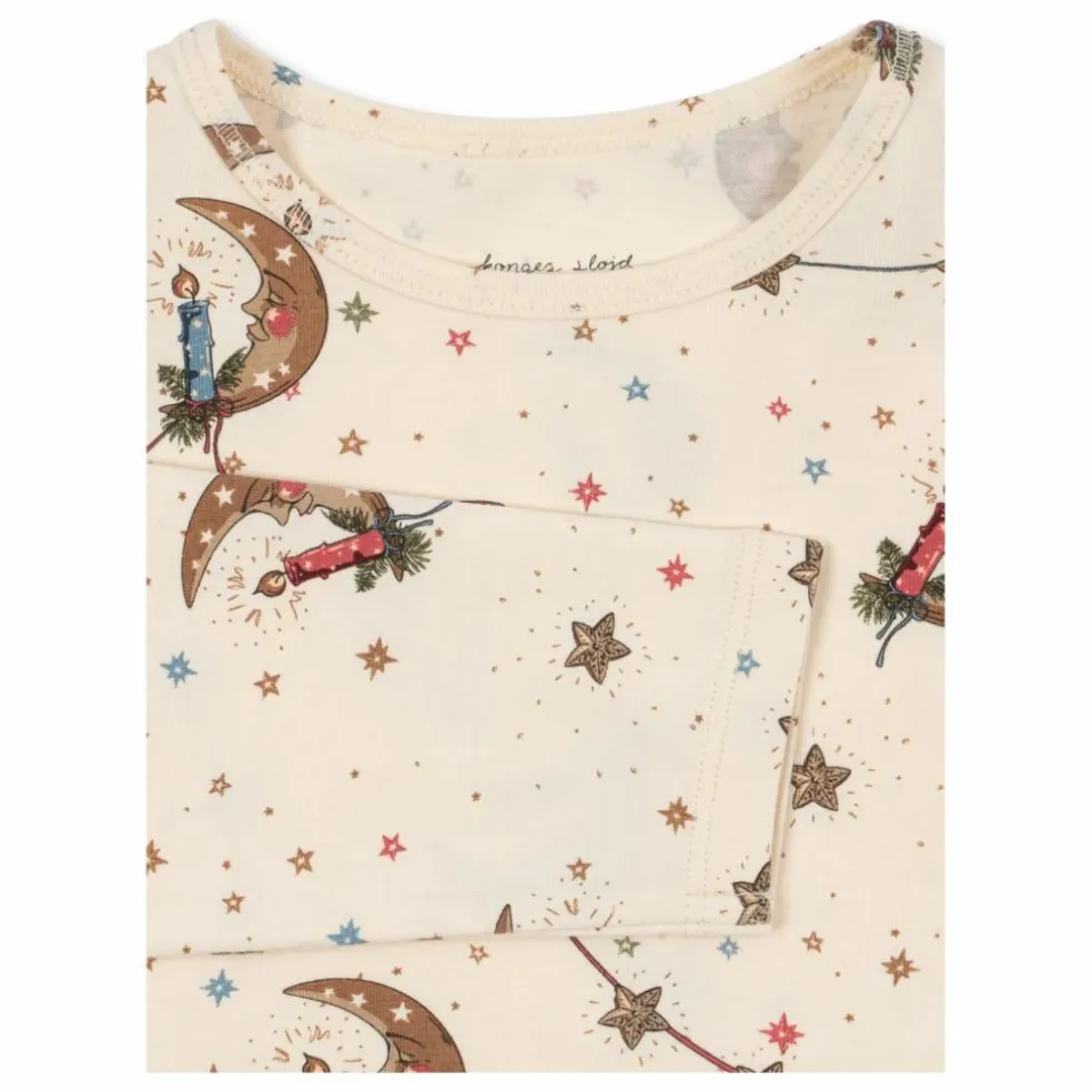 Pyjama Lunes Coton Bio | Ecru