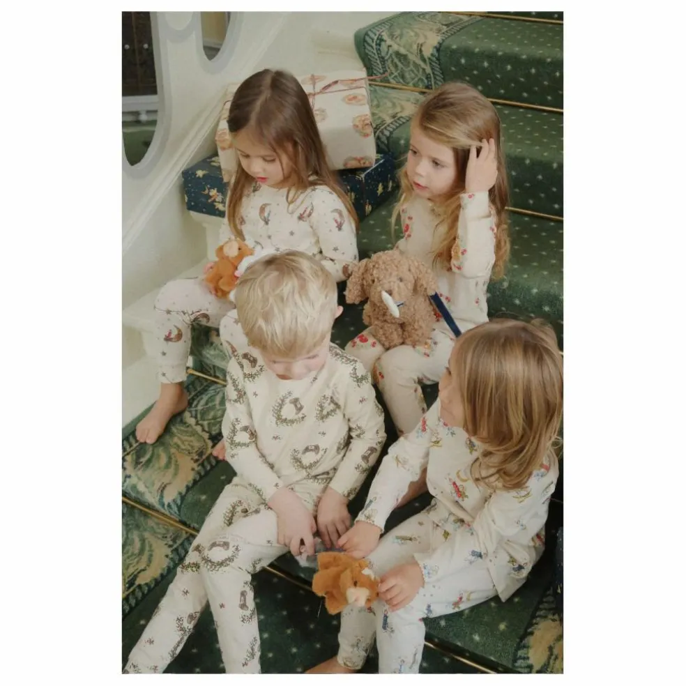 Pyjama Lunes Coton Bio | Ecru