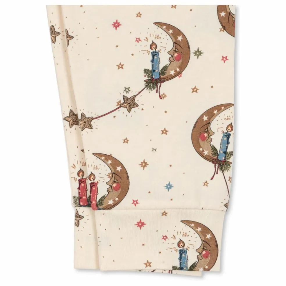 Pyjama Lunes Coton Bio | Ecru