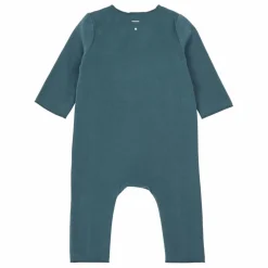 Pyjama Manches Longues Coton Bio | Bleu canard