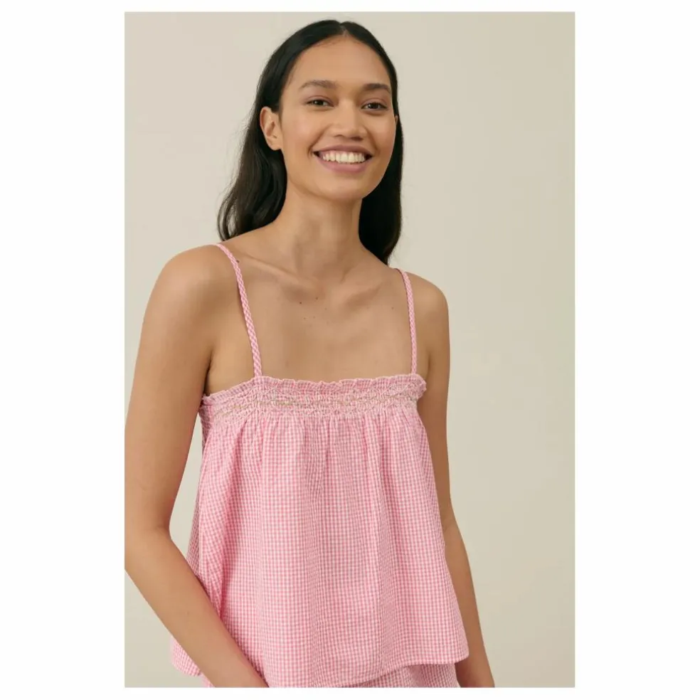 Pyjama Minala Vichy - Collection Femme | Rose