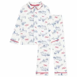 Pyjama Mon Paris Coton Bio | Blanc