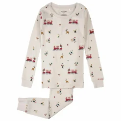 Pyjama Noël Coton Bio | Beige