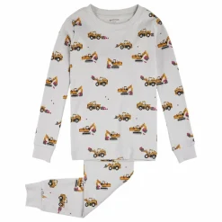 Pyjama Pelleteuses Coton Bio | Gris
