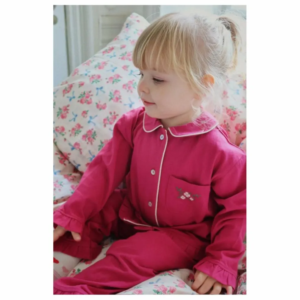 Pyjama Pio Coton Bio | Rose fuschia