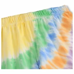 Pyjama Short Luvis Smile Tie and Dye Coton Bio | Orange