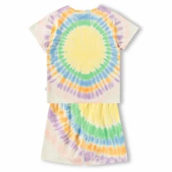 Pyjama Short Luvis Smile Tie and Dye Coton Bio | Orange