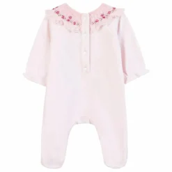 Pyjama Smocké | Rose pâle