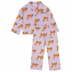 Pyjama Zèbres Coton Bio | Lavande