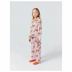 Pyjama Zèbres Coton Bio | Lavande