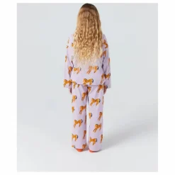 Pyjama Zèbres Coton Bio | Lavande