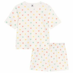 Pyjashort Becile Coton Bio | Ecru