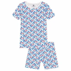 Pyjashort Bruni Snug Coton Bio | Blanc