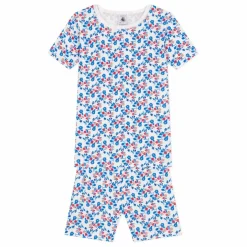Pyjashort Bruni Snug Coton Bio | Blanc