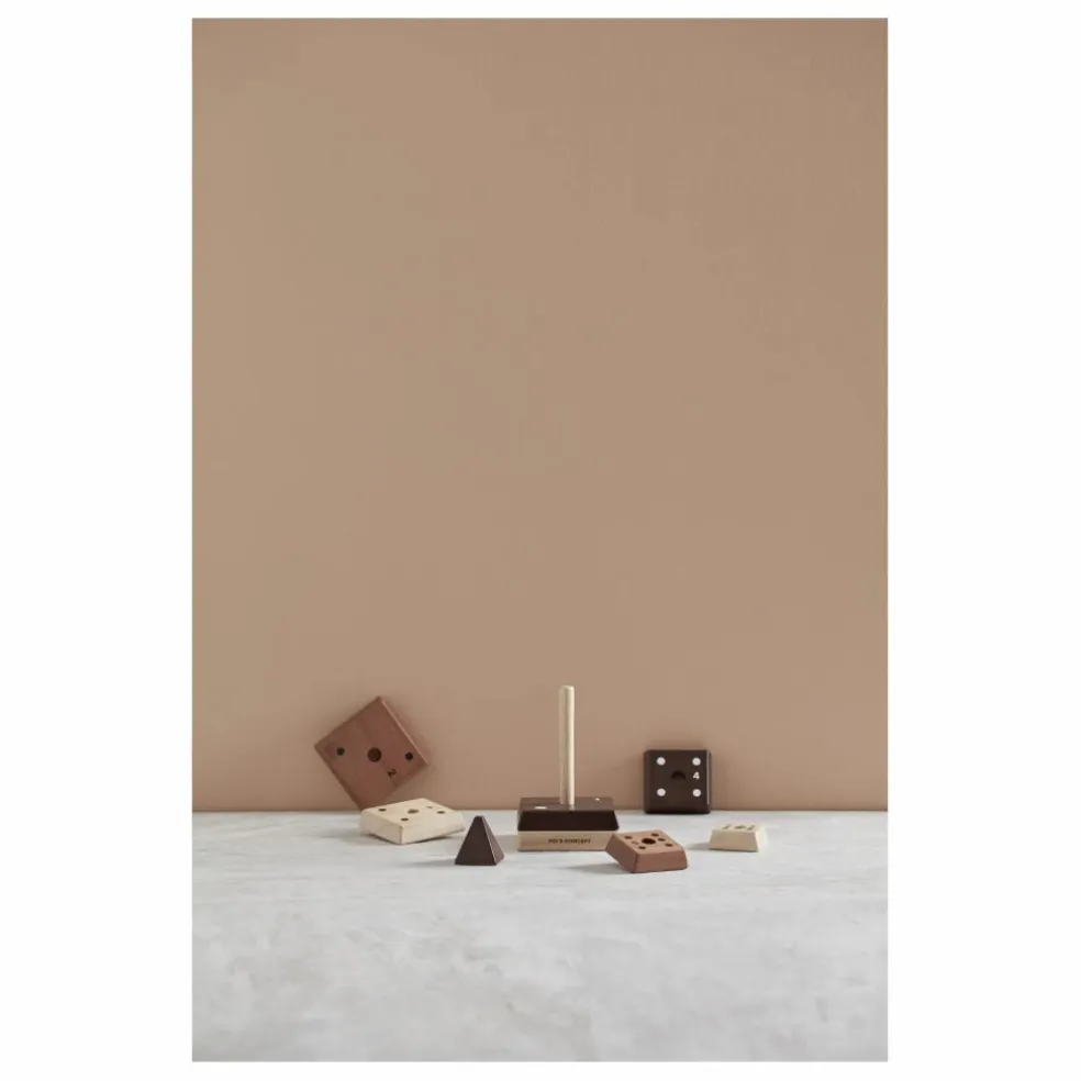 Pyramide à empiler | Marron