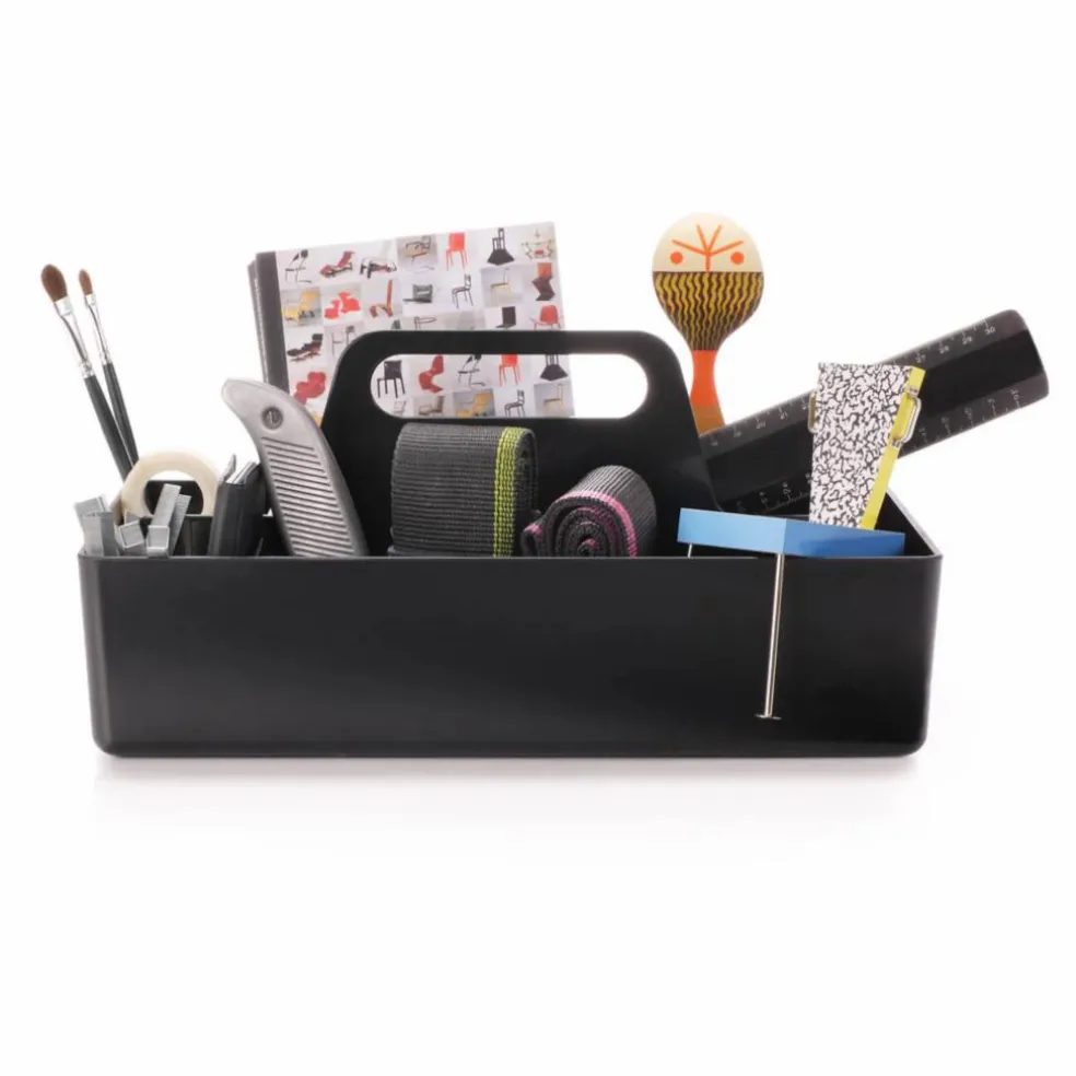 Rangement Toolbox en plastique recyclé - Arik Levy | Noir