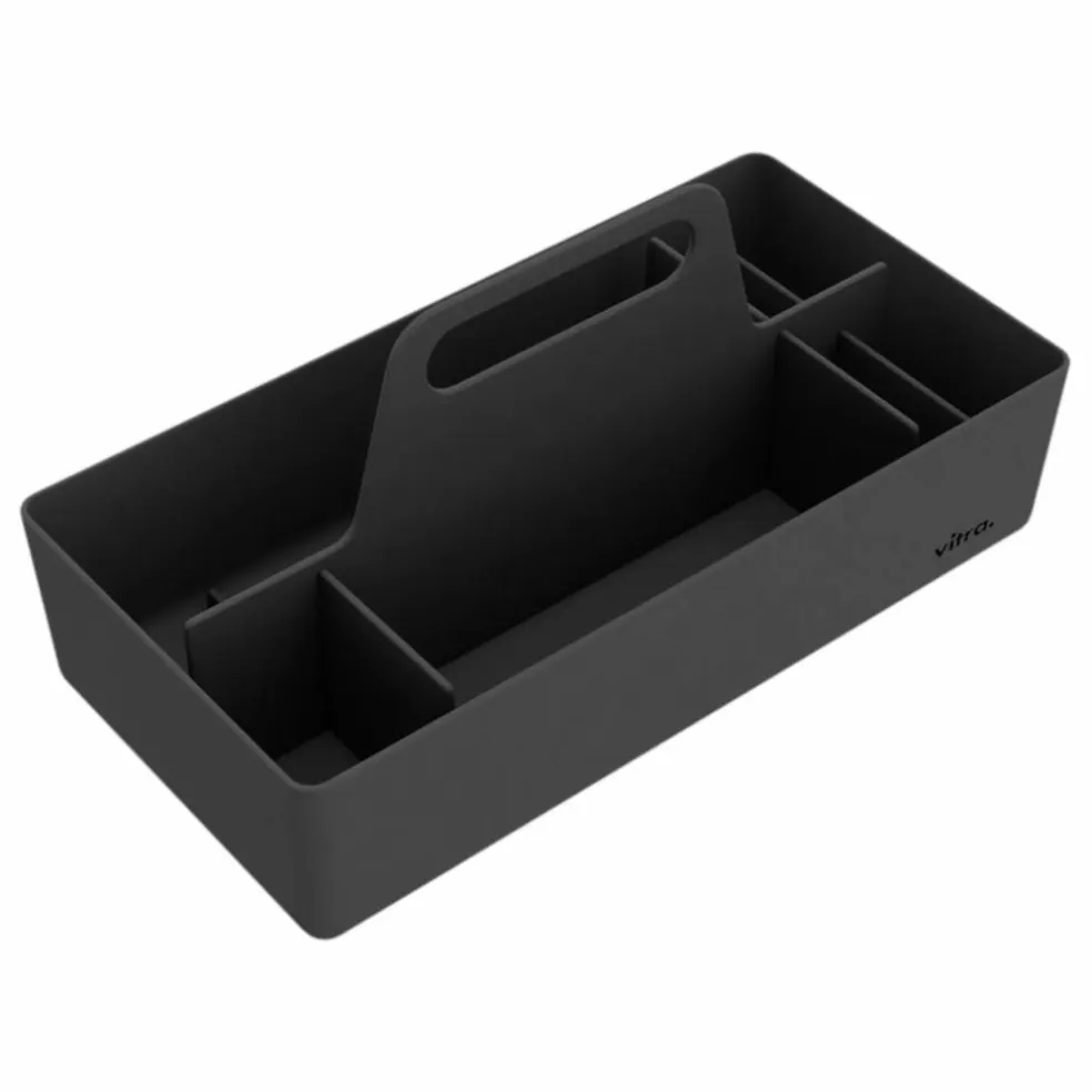 Rangement Toolbox en plastique recyclé - Arik Levy | Noir