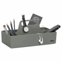 Rangement Toolbox en plastique recyclé - Arik Levy | Gris Mousse