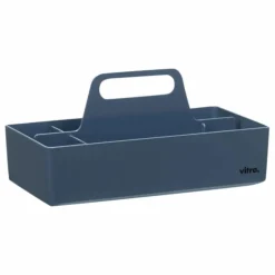 Rangement Toolbox en plastique recyclé - Arik Levy | Bleu de mer