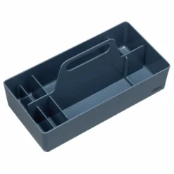 Rangement Toolbox en plastique recyclé - Arik Levy | Bleu de mer