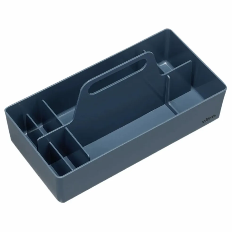 Rangement Toolbox en plastique recyclé - Arik Levy | Bleu de mer
