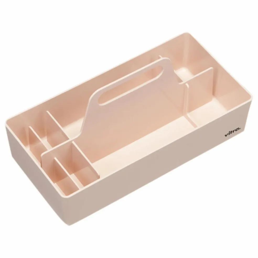 Rangement Toolbox en plastique recyclé - Arik Levy | Rose pâle