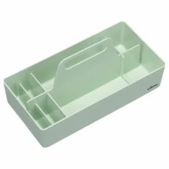 Rangement Toolbox en plastique recyclé - Arik Levy | Vert Menthe