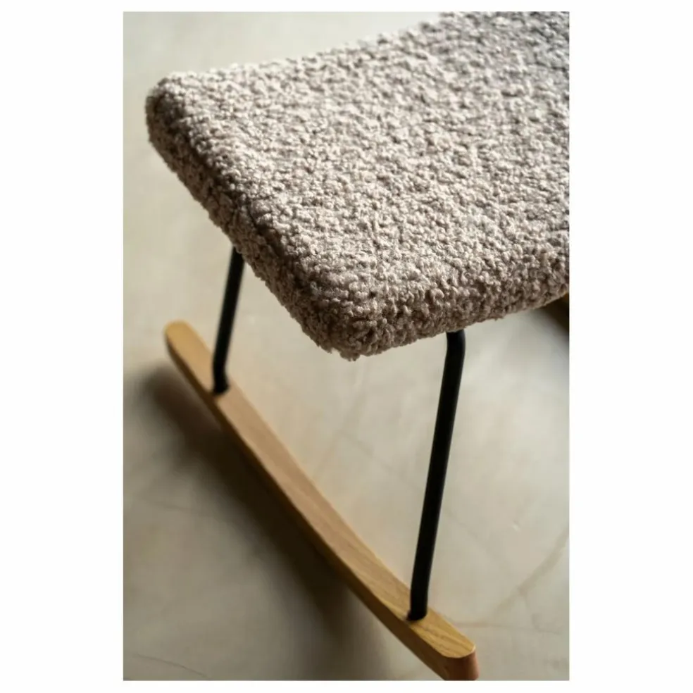 Repose-pieds Luxe | Gris clair