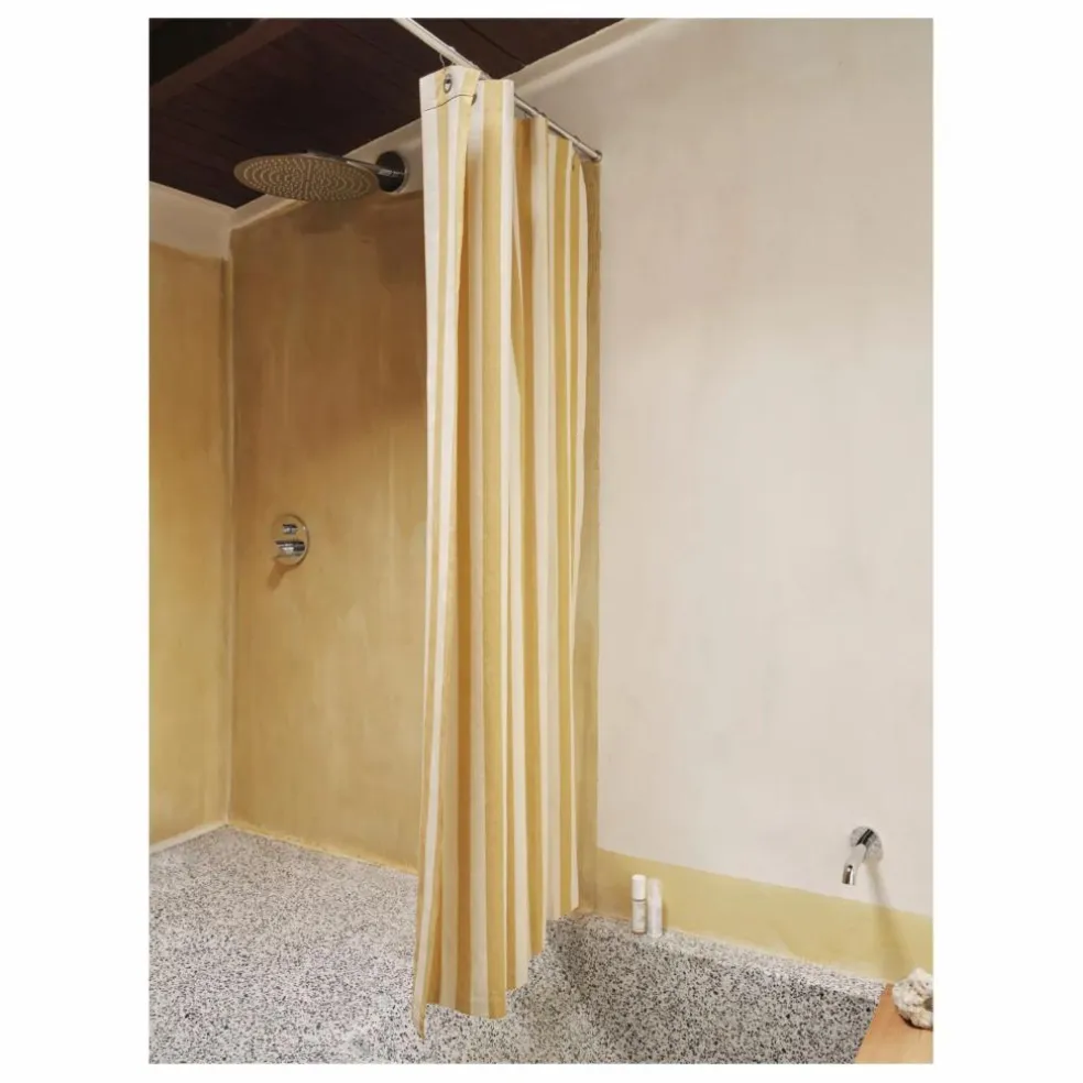 Rideau de douche Chambray | Jaune