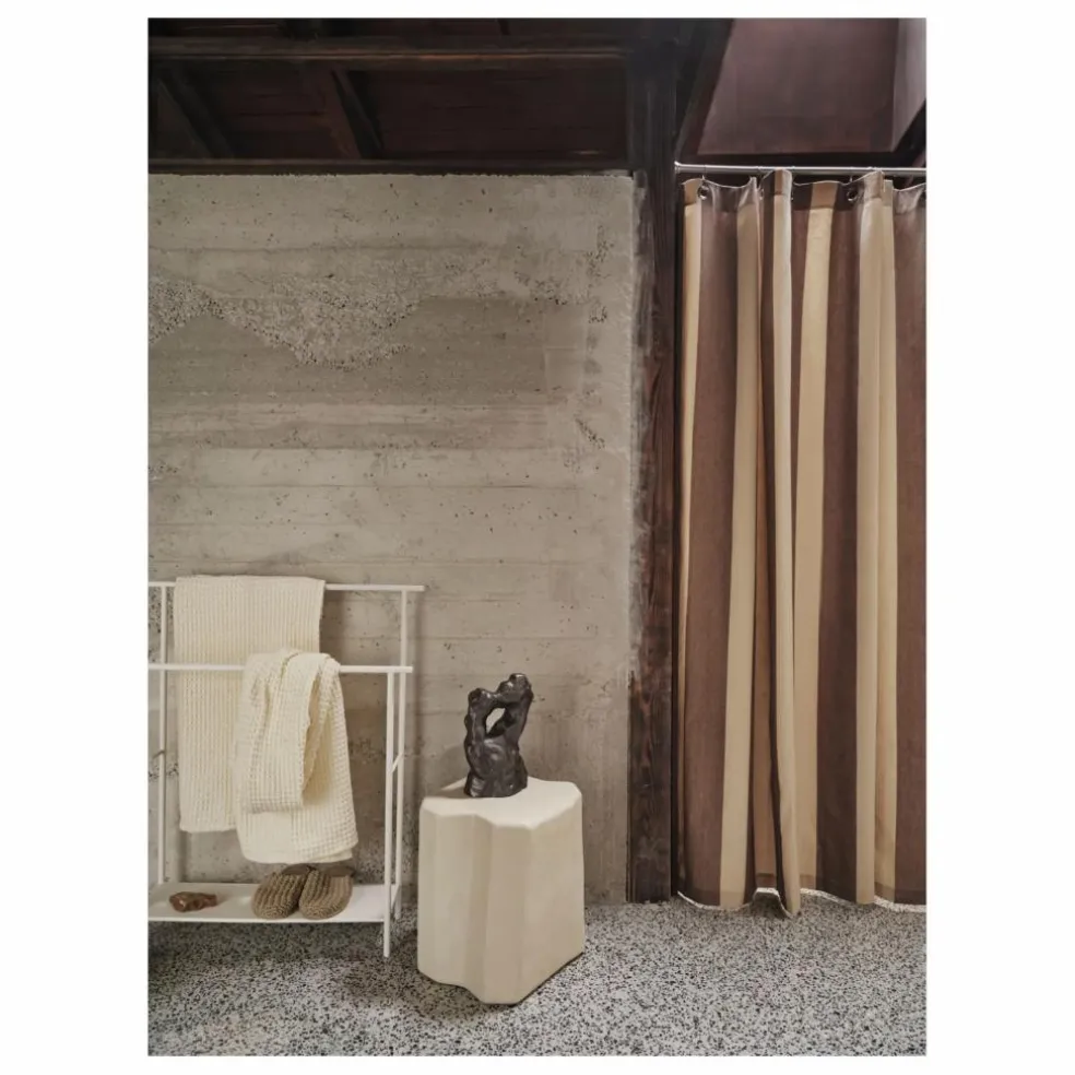 Rideau de douche Chambray | Marron
