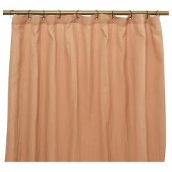 Rideau Dili en voile de coton | Beige rosé
