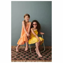 Robe à Bretelles Soie Grape | Orange