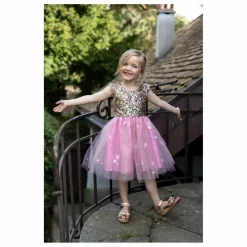Robe à sequins | Rose