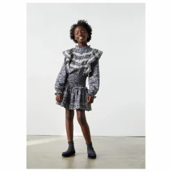 Robe Adelaine Coton Responsable | Bleu marine