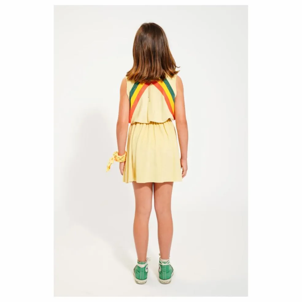 Robe Ajouré Rayure Eponge Bio | Sable