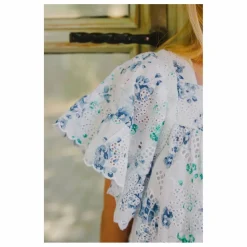 Robe Ajourée Liberty | Blanc