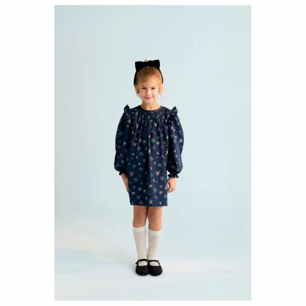 Robe Althea Etoiles | Bleu marine