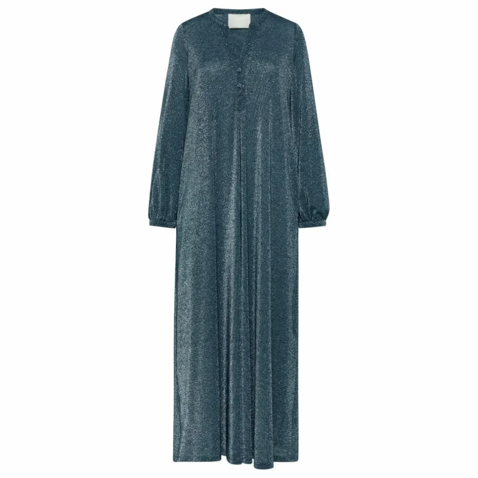 Robe Amede Métallisée | Gris argent