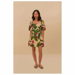 Robe Anthurium Leaves Lin | Vert