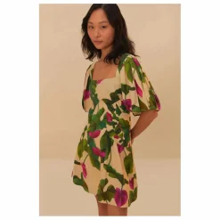Robe Anthurium Leaves Lin | Vert