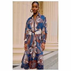 Robe Arabesque | Bleu