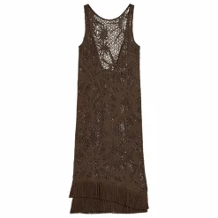 Robe Astrea Ari Crochet | Marron