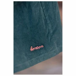 Robe Babouchka Velours Côtelé | Vert foncé