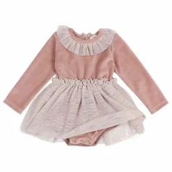 Robe Ballet Volants | Rose