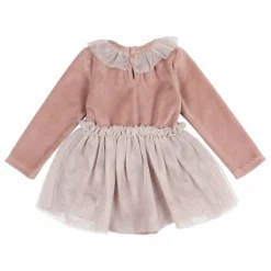 Robe Ballet Volants | Rose