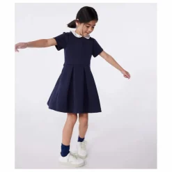 Robe Biche Coton Bio | Bleu marine