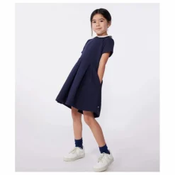 Robe Biche Coton Bio | Bleu marine