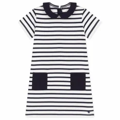 Robe Birthday Coton Bio | Bleu marine