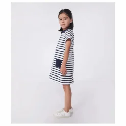 Robe Birthday Coton Bio | Bleu marine